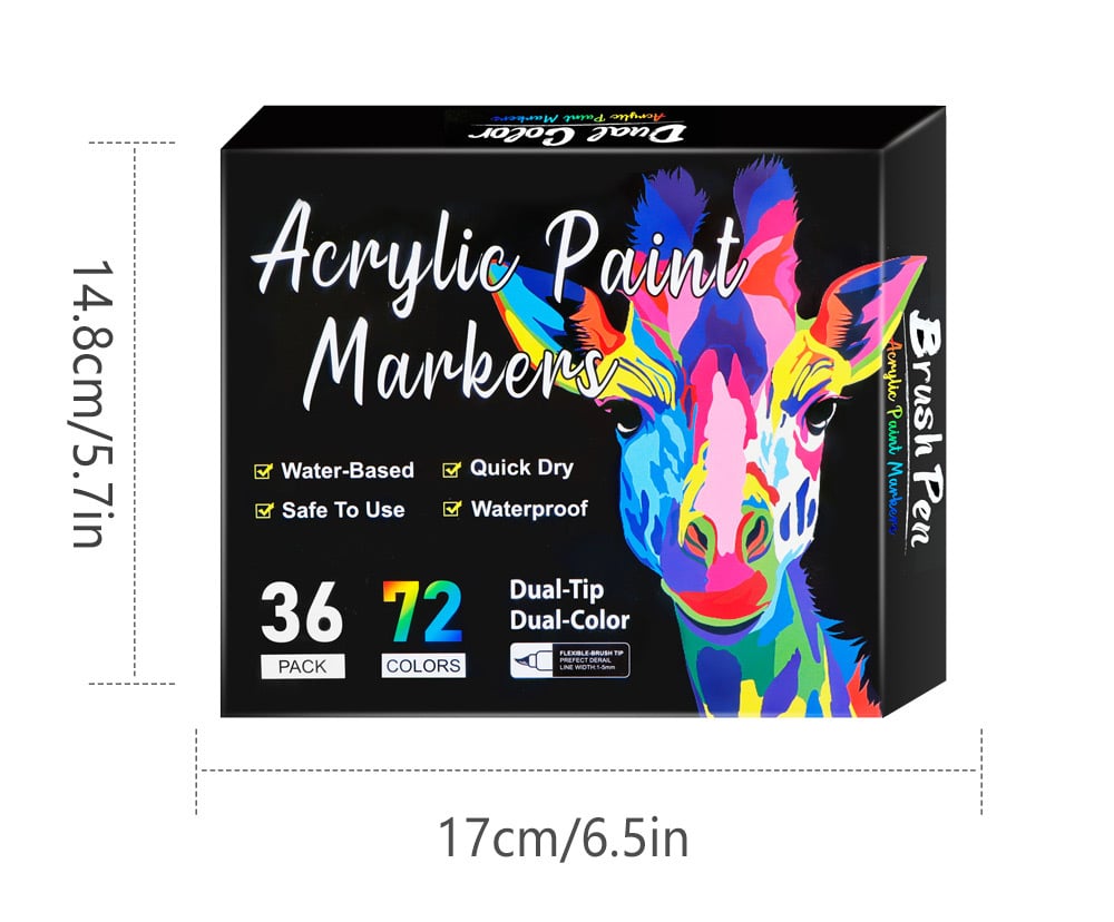 šØš„ Dvostrani akrilni marker ā 24/48/72/120 boja-HR