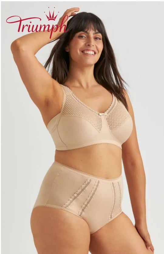 Triumph - Conjunto de 3 piezas 🔥 Sujetador de encaje cómodo con estampado-ES