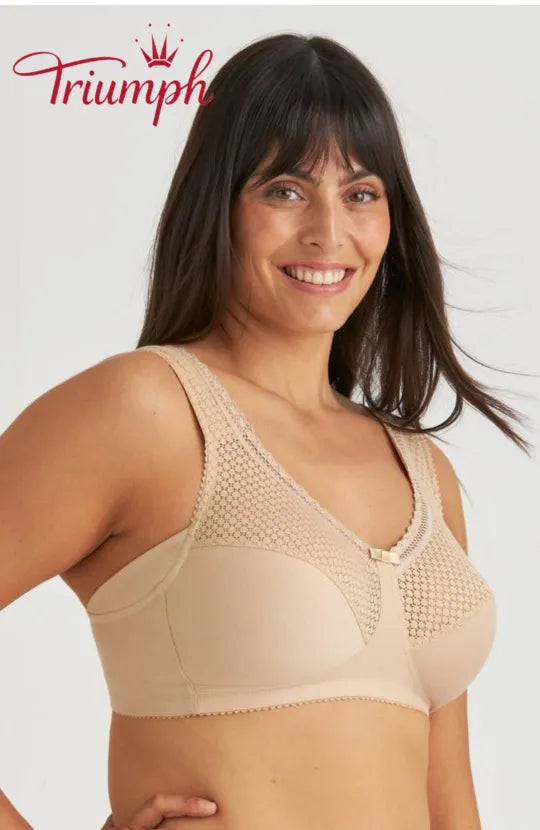 Triumph - Conjunto de 3 piezas 🔥 Sujetador de encaje cómodo con estampado-ES