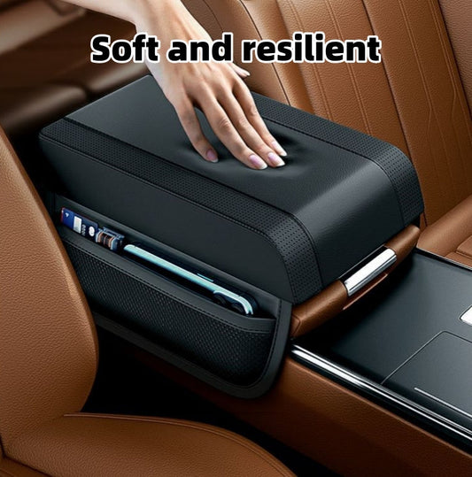 Funda para reposabrazos de coche, cojín elevador (versión de almacenamiento)-ES