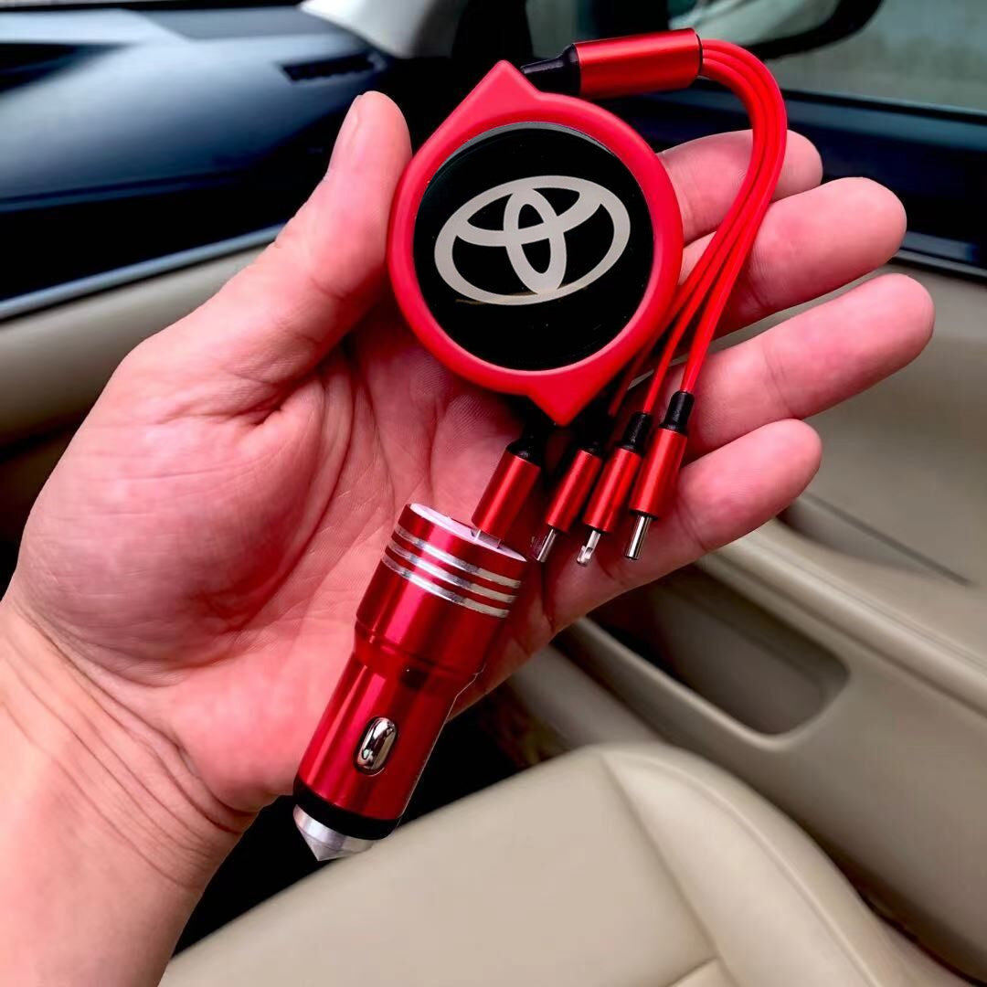 3 u 1 uvlačivi podatkovni kabel za automobil + besplatni punjač za automobil-HR