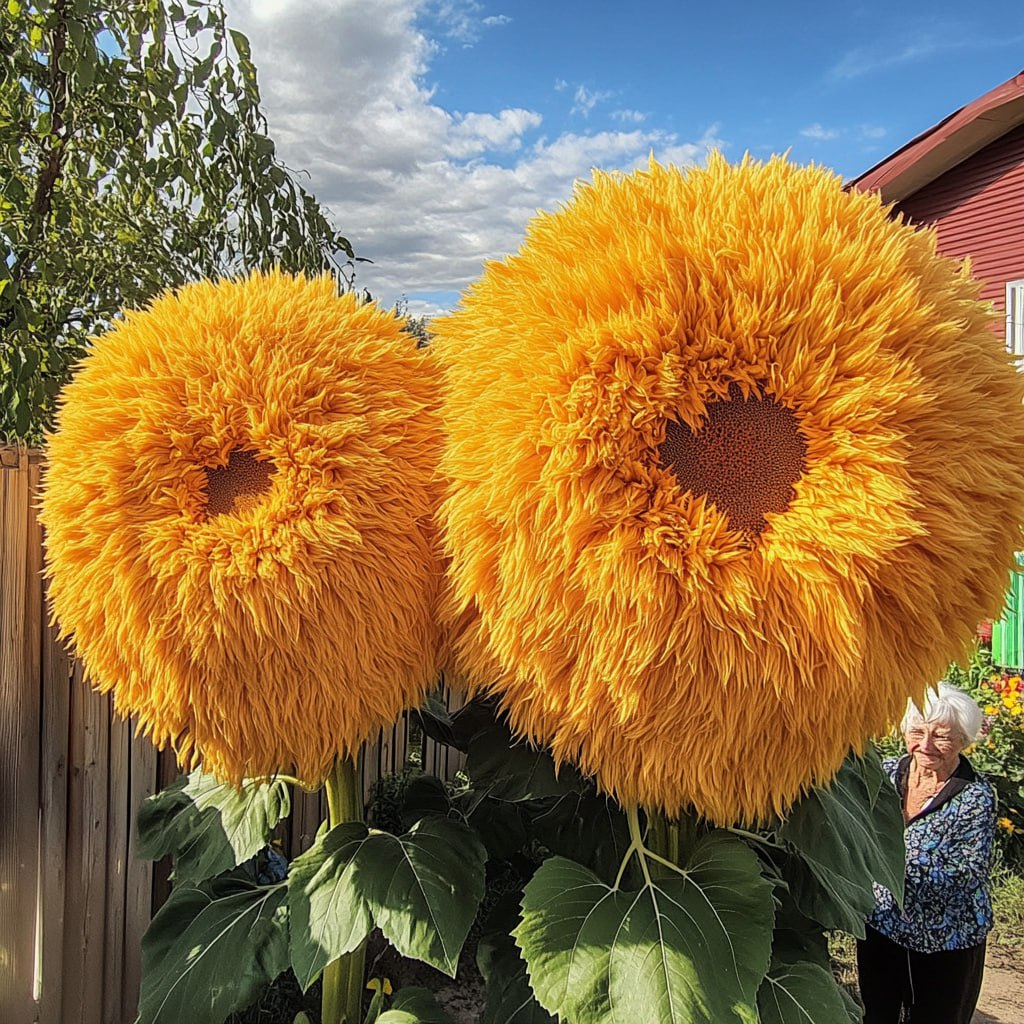 🌻 Čudovit velikanski medvedek Sončnica 🔆-SI