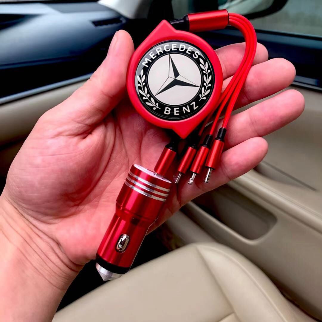 3 u 1 uvlačivi podatkovni kabel za automobil + besplatni punjač za automobil-HR