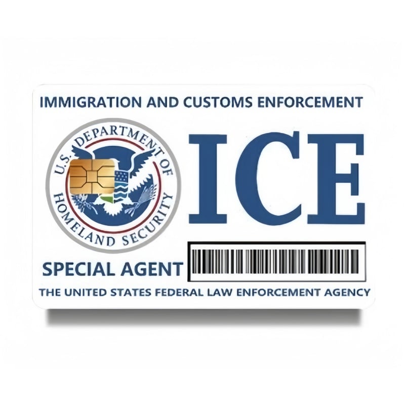 Paquete de diseños de cartas de agente secreto: diseños del FBI/ICE • Pegatinas de cosplay y regalo-ES