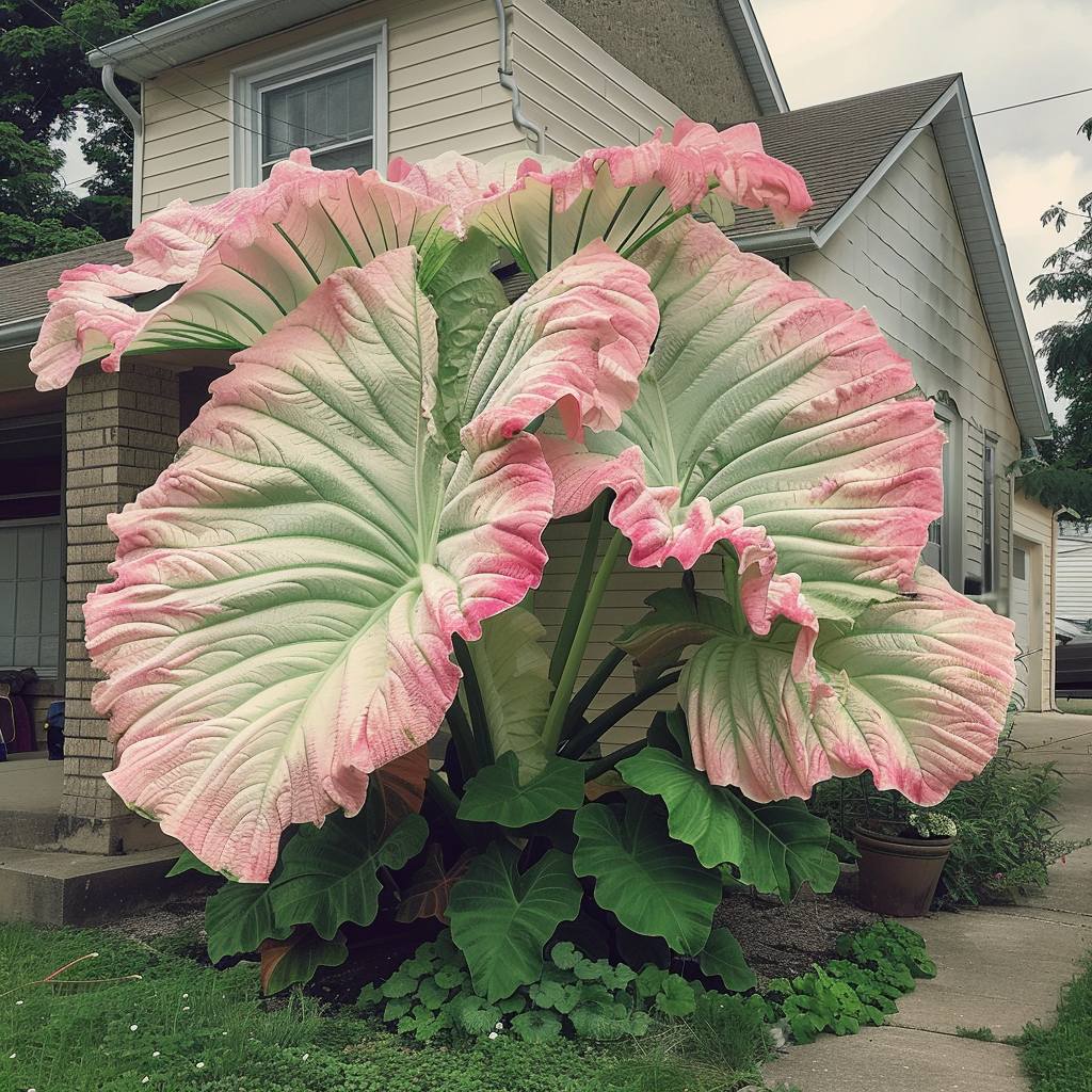 🌿Caladio gigante fascinante🌈-ES