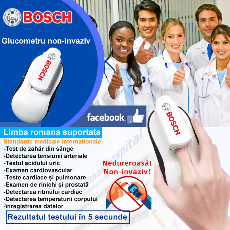✨El más vendido de 2024 producto: glucómetro BOSCH portátil, indoloro y no invasivo💖-ES