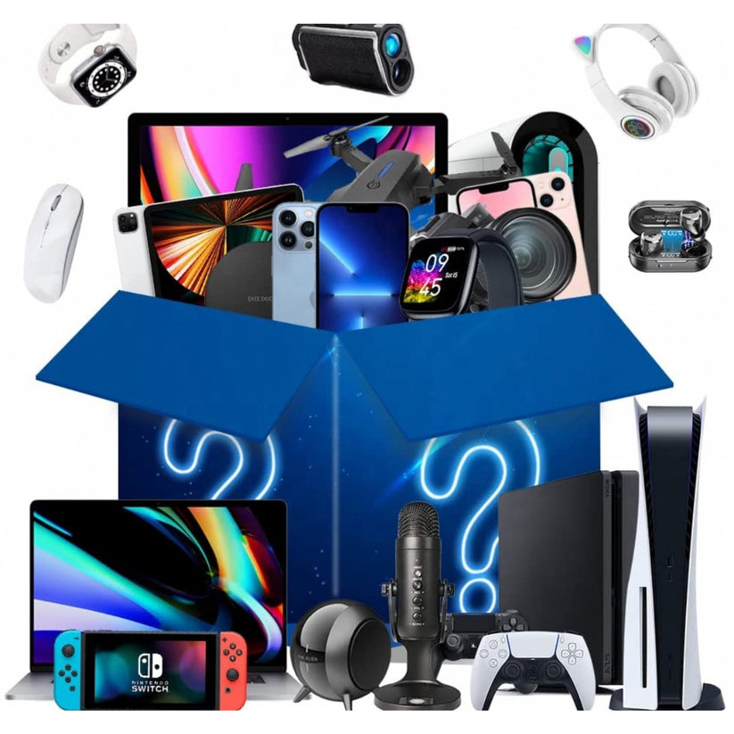 šSUUR 3-5 TOOTE ELECTRONIC MYSTERY BOX-EE