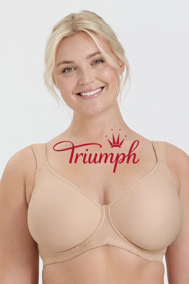 Triumph - (paket 3 kosov) Preprost push-up modrček s polno košarico-SI