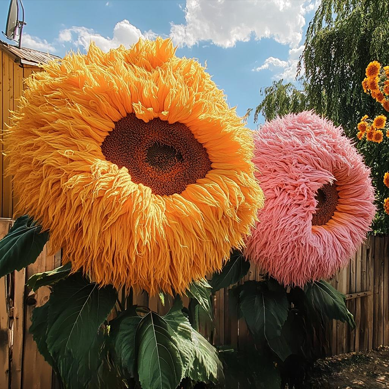 🌻 Čudovit velikanski medvedek Sončnica 🔆-SI
