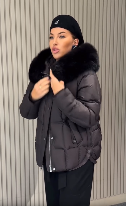 Chaqueta casual de felpa desmontable de invierno de moda para mujer para 2025-ES
