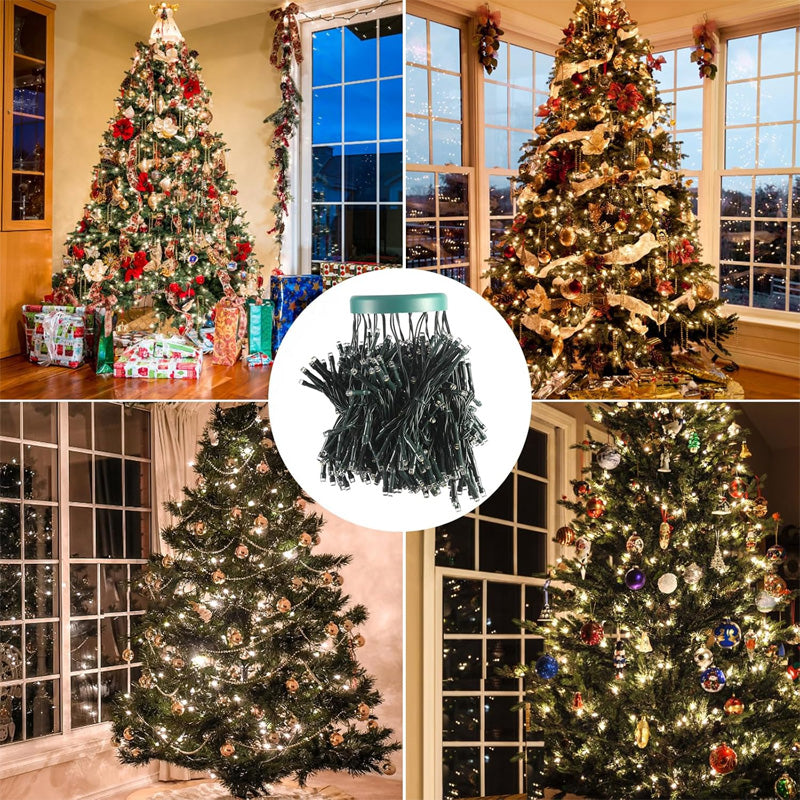🎄 Luz LED para árbol de Navidad en forma de estrella de cinco puntas 🎄-ES