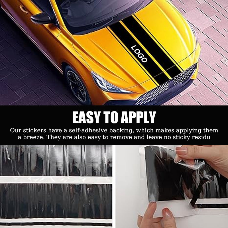 Pegatinas para coche para decorar el capó (2 hojas)-ES