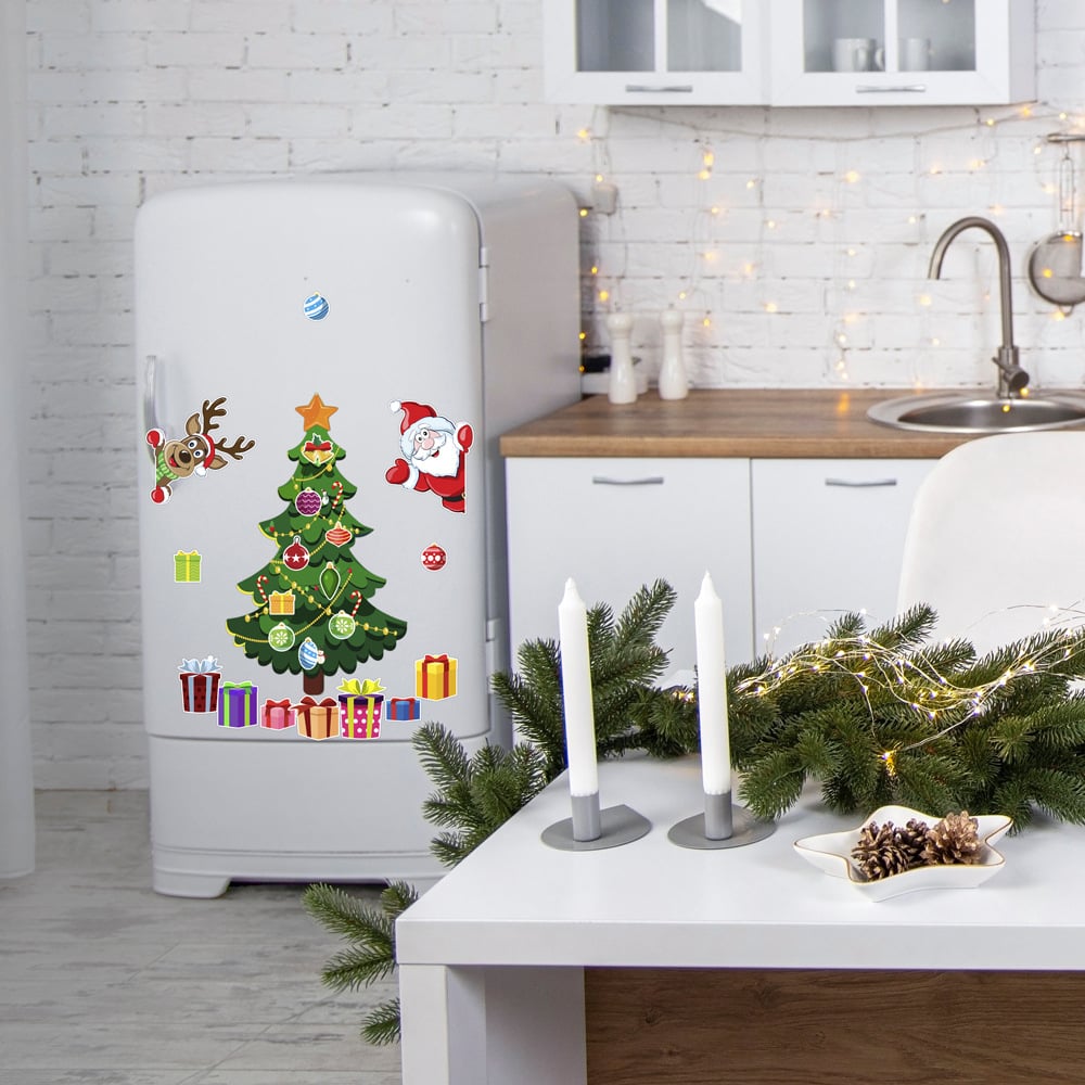 🎁🎅 Kalėdinis magnetinis lipdukas🎄-LT