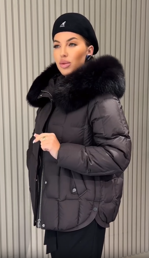 Chaqueta casual de felpa desmontable de invierno de moda para mujer para 2025-ES