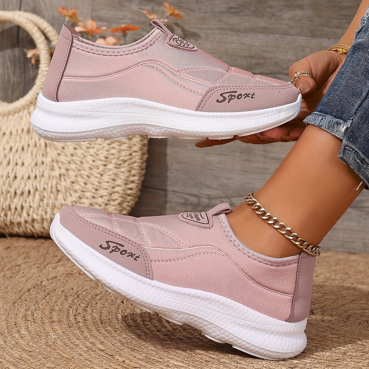 🔥Última promoción - 50% de descuento - zapatillas de mujer ligeras, transpirables y suaves-ES