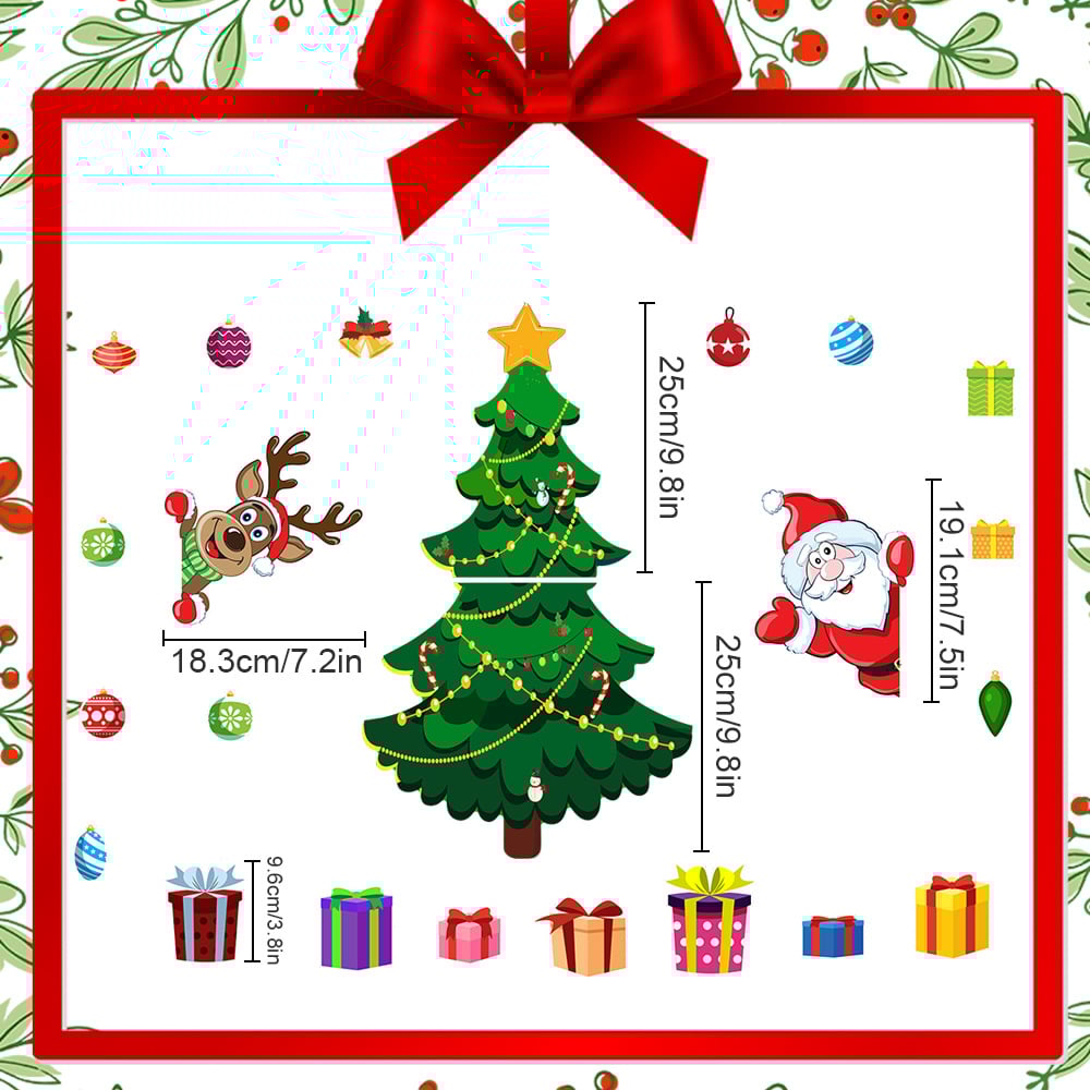 🎁🎅 Kalėdinis magnetinis lipdukas🎄-LT
