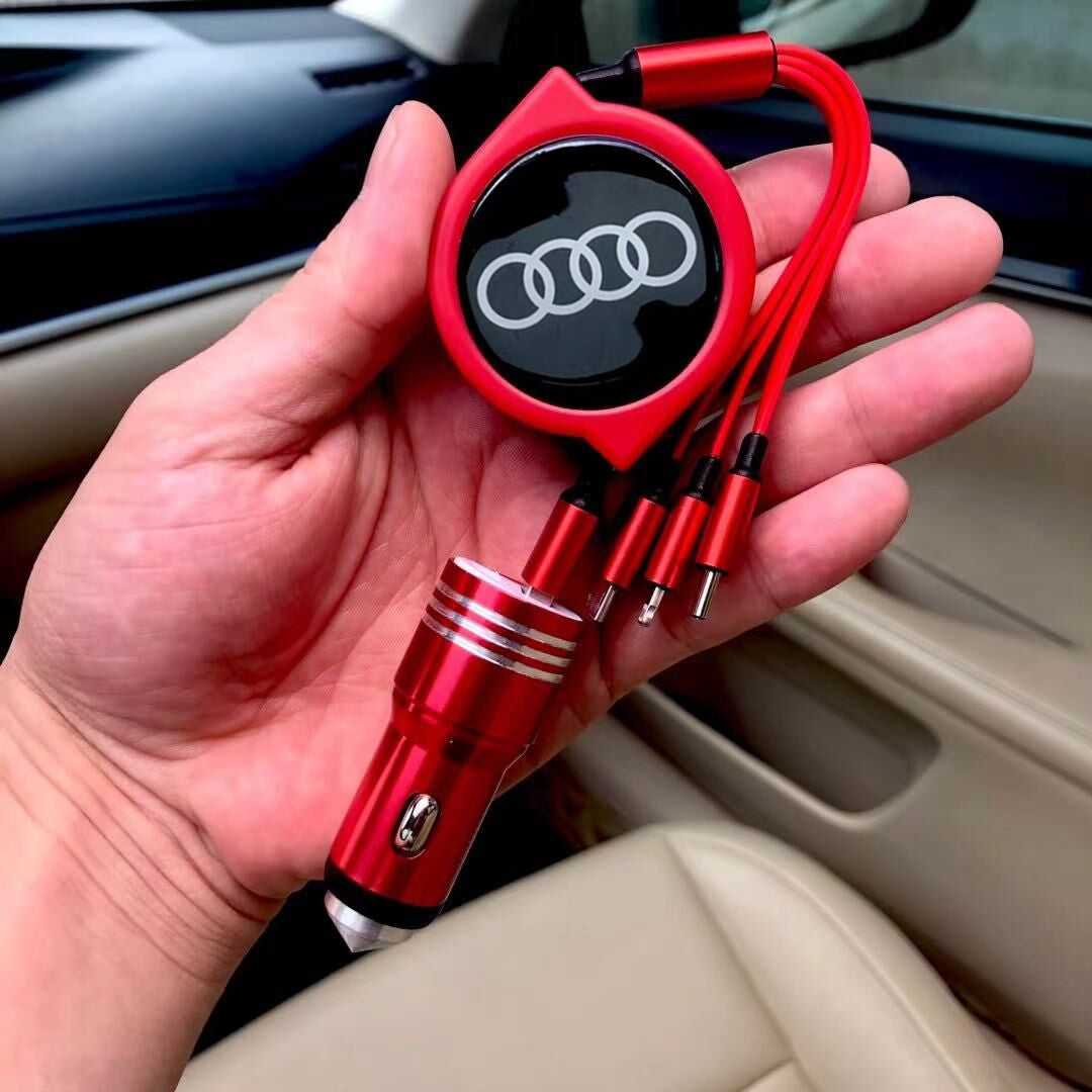 3 u 1 uvlačivi podatkovni kabel za automobil + besplatni punjač za automobil-HR