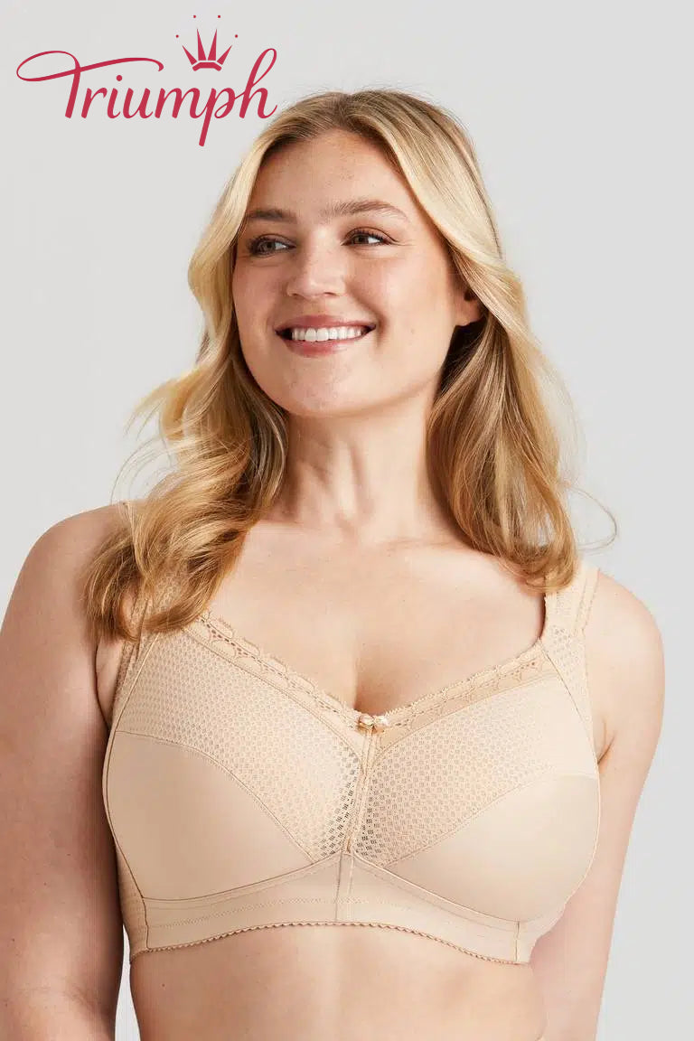 💖Triumph® Komplet 3 kosov ✨Udoben bombažni modrček s pikami-SI