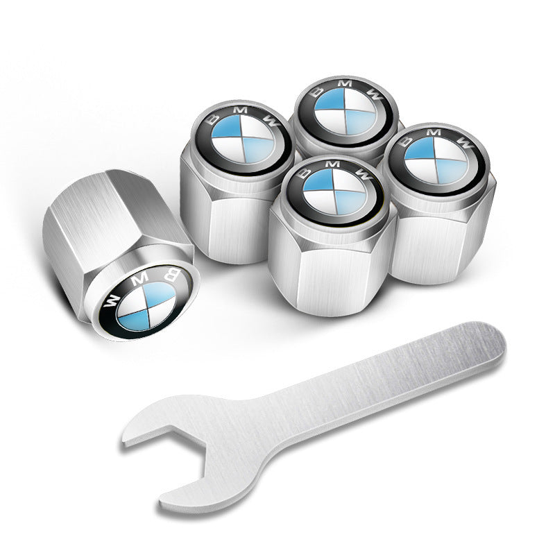 🔥Tapones de válvulas para neumáticos de coche (5 uds + 1 llave)-ES