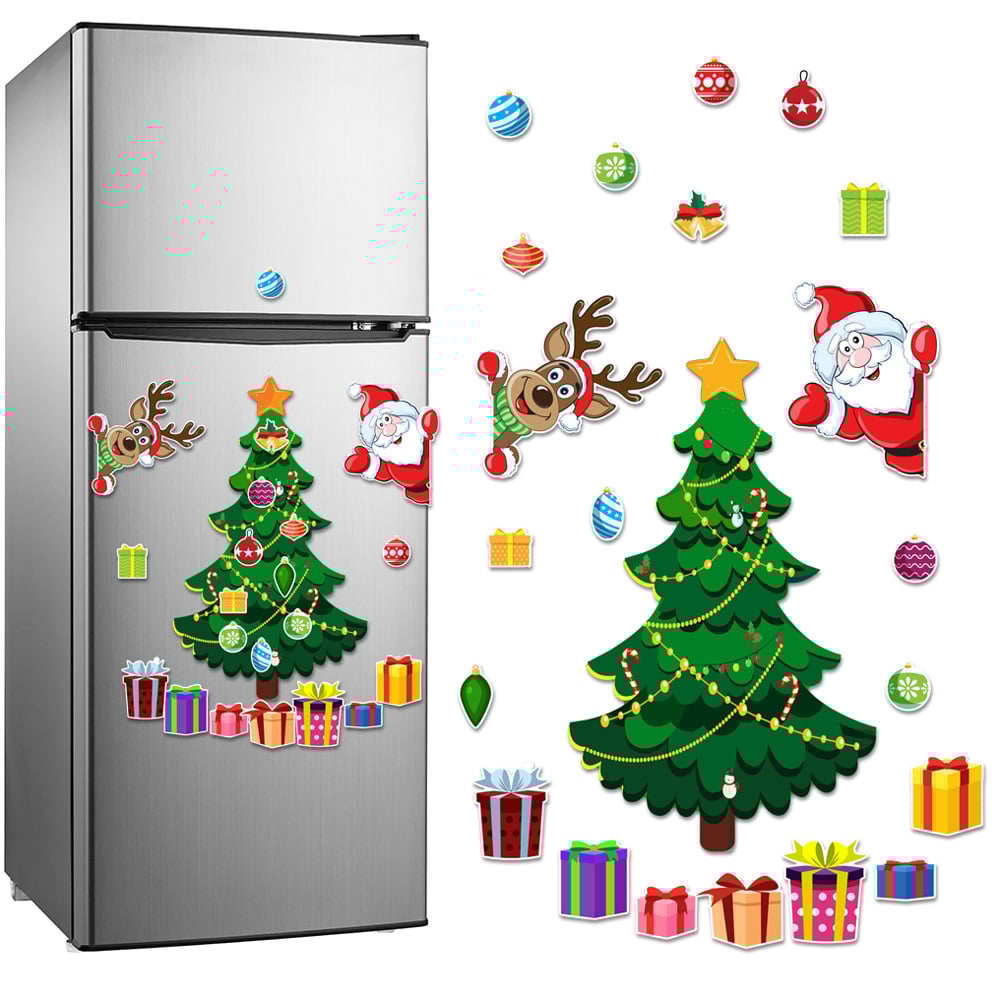 🎁🎅 Kalėdinis magnetinis lipdukas🎄-LT