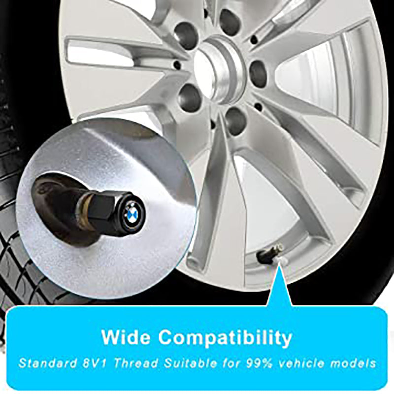 🔥Tapones de válvulas para neumáticos de coche (5 uds + 1 llave)-ES