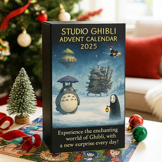 Escultura 3D – Calendario de Adviento de Anime Clásico de Studio Ghibli 2025-ES