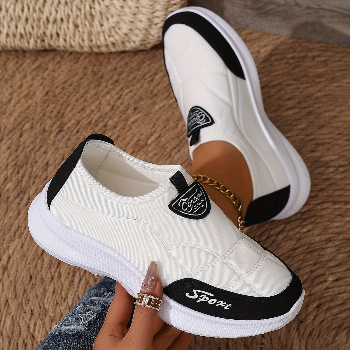 🔥Última promoción - 50% de descuento - zapatillas de mujer ligeras, transpirables y suaves-ES
