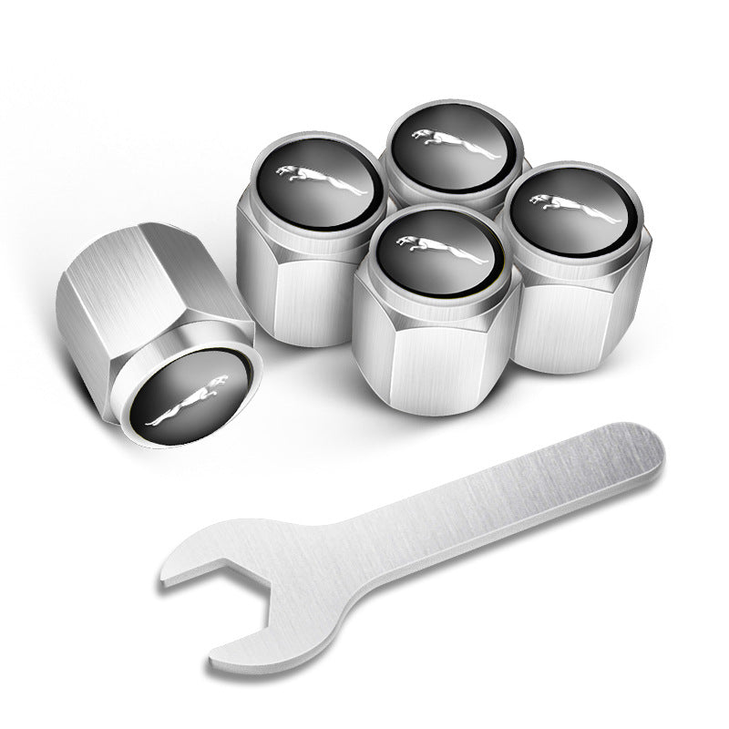 🔥Tapones de válvulas para neumáticos de coche (5 uds + 1 llave)-ES