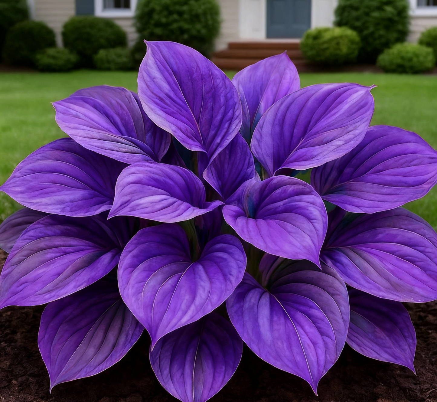 🔥🌌 Magia de jardín que brilla en la oscuridad: semillas de hosta raras con llamas de color azul intenso-ES