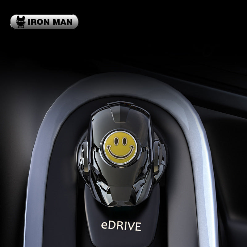Cubierta protectora del botón de arranque del coche de Iron Man-ES