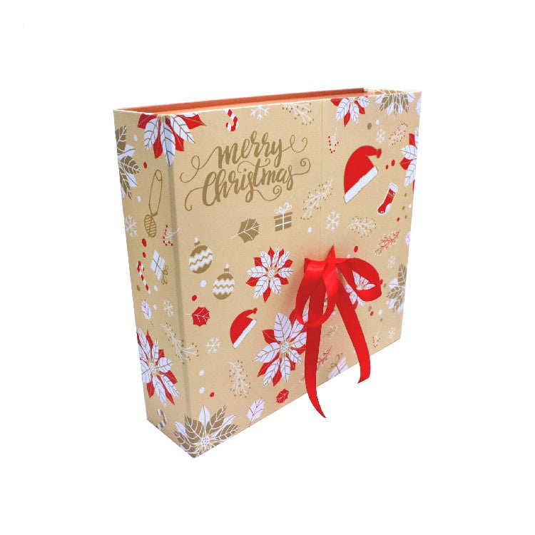 Calendario de Adviento de mármol rosa 2025, caja de cuenta regresiva de 24 días para Navidad-ES