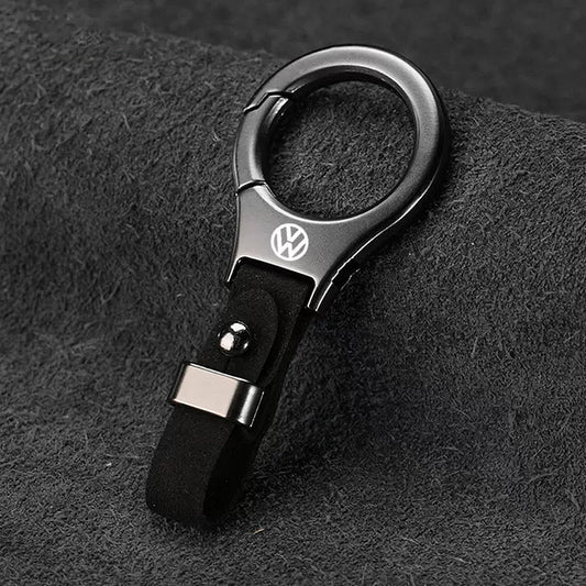 Oferta especial ✨50% de descuento ✨Llavero sencillo con logotipo de coche de gamuza-ES