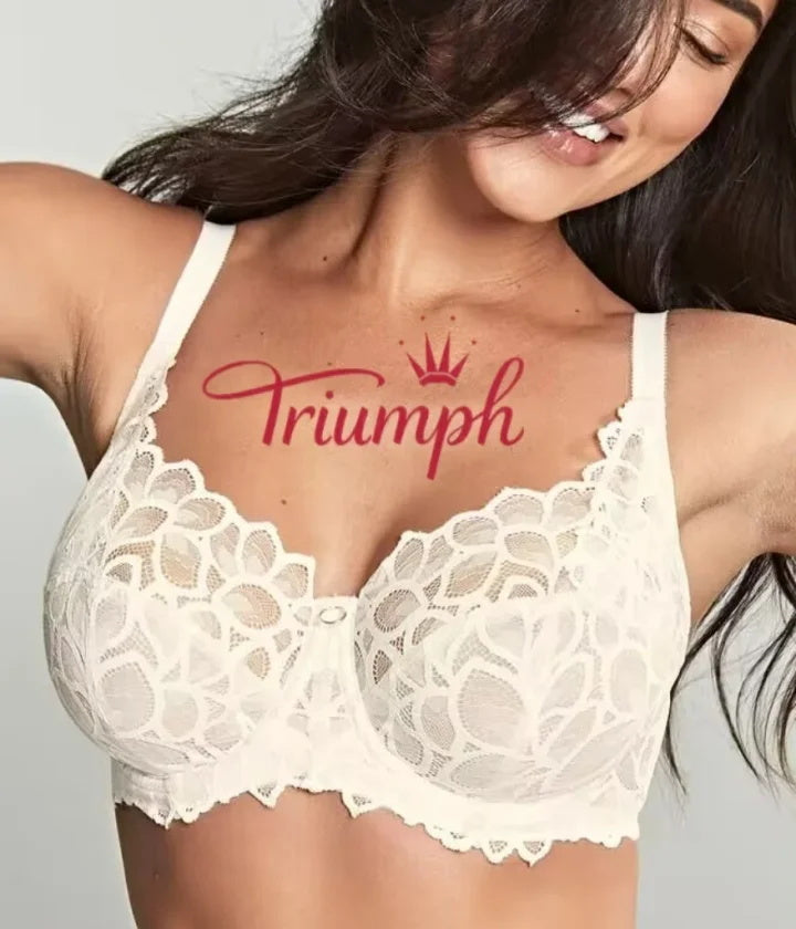 Triumph - Modrček s polno košarico in vezeno čipko (3 kosi)-SI