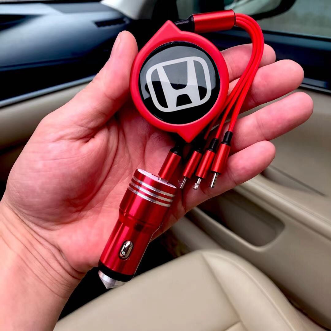 3 u 1 uvlačivi podatkovni kabel za automobil + besplatni punjač za automobil-HR