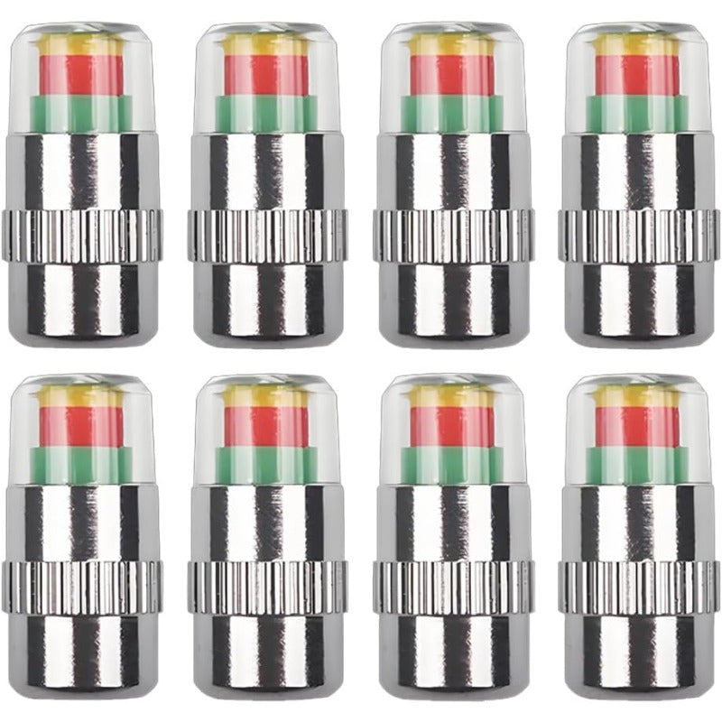 Trijų spalvų padangų slėgio įspėjimo dangteliai-LT