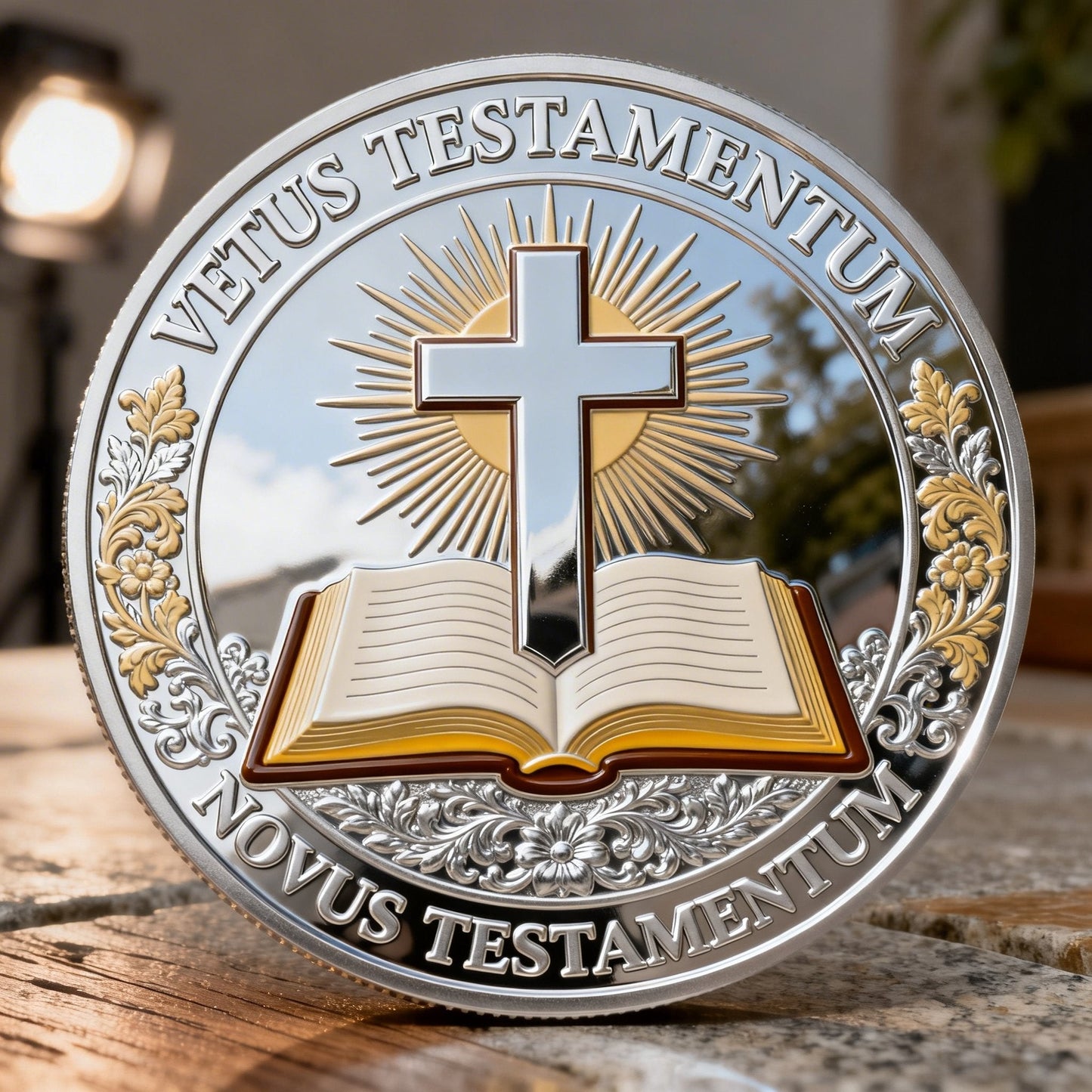 ❤️Zadnji dan 50% popusta - ✝️ Krščanski spominski kovanec Zadnja večerja-SI