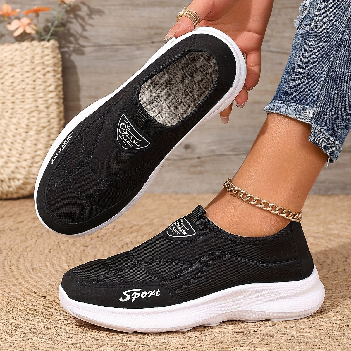 🔥Última promoción - 50% de descuento - zapatillas de mujer ligeras, transpirables y suaves-ES