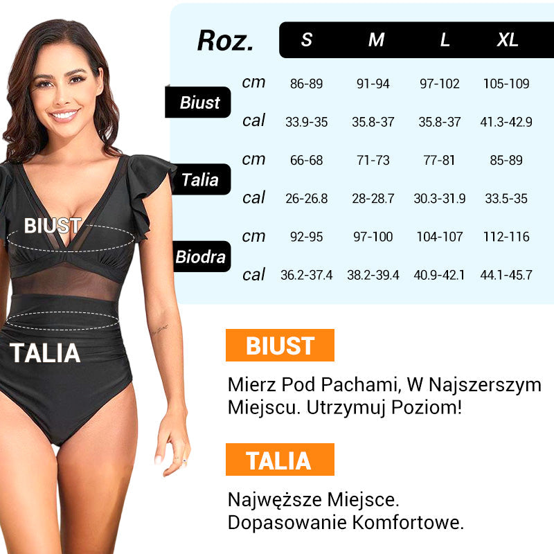 Traje de baño de una pieza de encaje sexy-ES