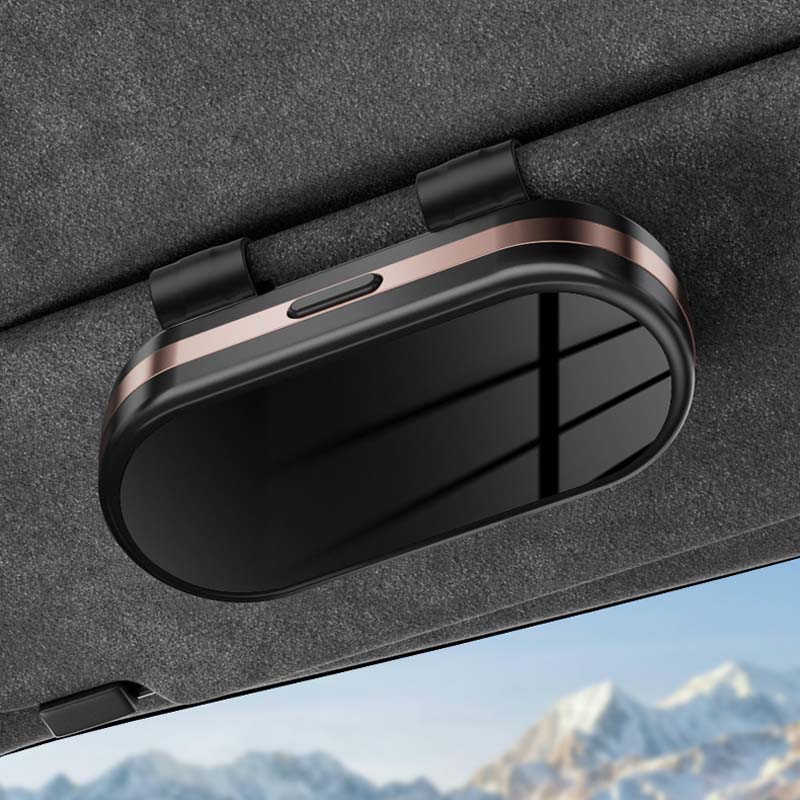 Estuche para gafas de coche con espejo-ES