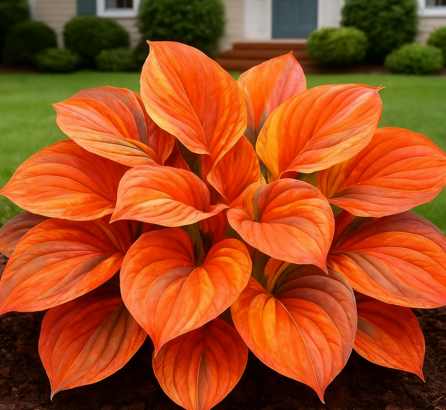 🔥🌌 Magia de jardín que brilla en la oscuridad: semillas de hosta raras con llamas de color azul intenso-ES