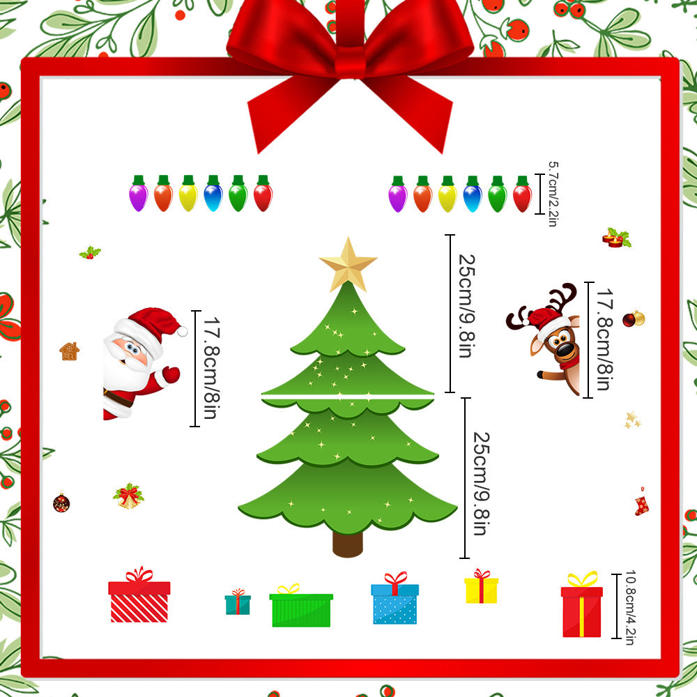 🎁🎅 Kalėdinis magnetinis lipdukas🎄-LT