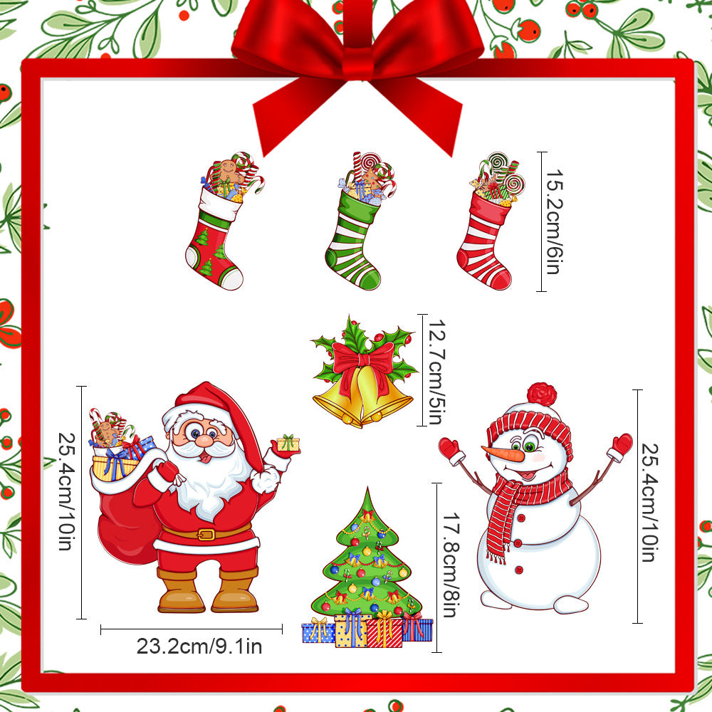 🎁🎅 Kalėdinis magnetinis lipdukas🎄-LT