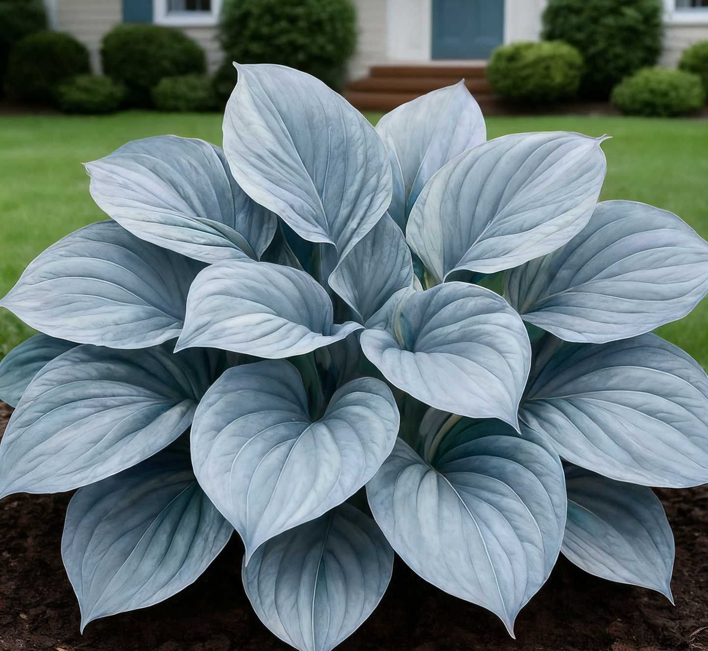 🔥🌌 Magia de jardín que brilla en la oscuridad: semillas de hosta raras con llamas de color azul intenso-ES