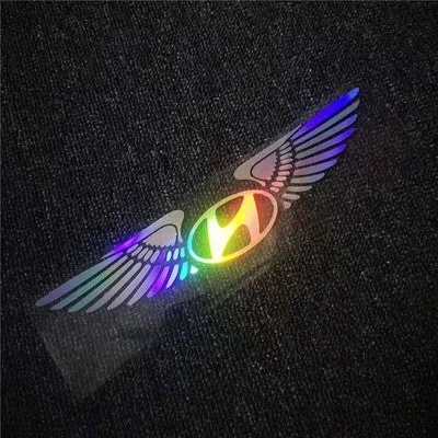3D angelo sparnų lazerinis automobilio lipdukas ✧4 vnt.✧-LT