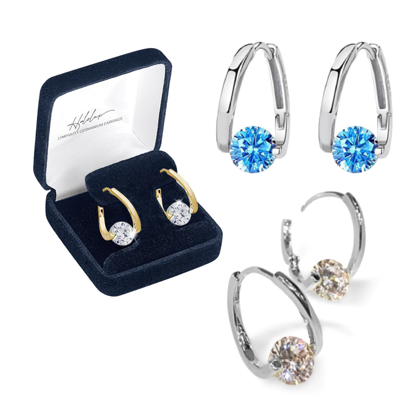 (ÚLTIMO DÍA DE REBAJAS - 60% DE DESCUENTO) ❤️ Pendientes de germanio Lymphvity MagneTherapy-ES