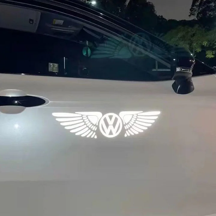 3D angelo sparnų lazerinis automobilio lipdukas ✧4 vnt.✧-LT