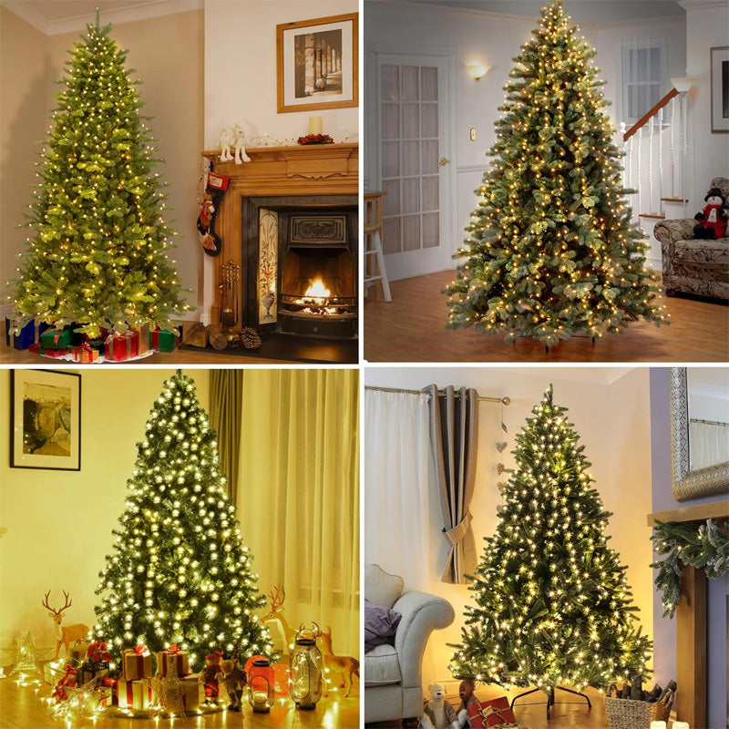 🎄 Luz LED para árbol de Navidad en forma de estrella de cinco puntas 🎄-ES