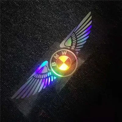 3D angelo sparnų lazerinis automobilio lipdukas ✧4 vnt.✧-LT