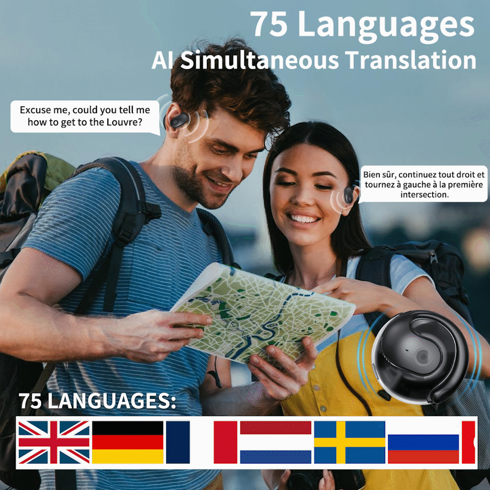 MÄlynosšPerkamiausias numeris 1 ā° PaskutinÄ diena š OWS Bluetooth 5.4 belaidÄs ausinÄs su dirbtinio intelekto vertimu (skirtos iOS ir Android)-LT