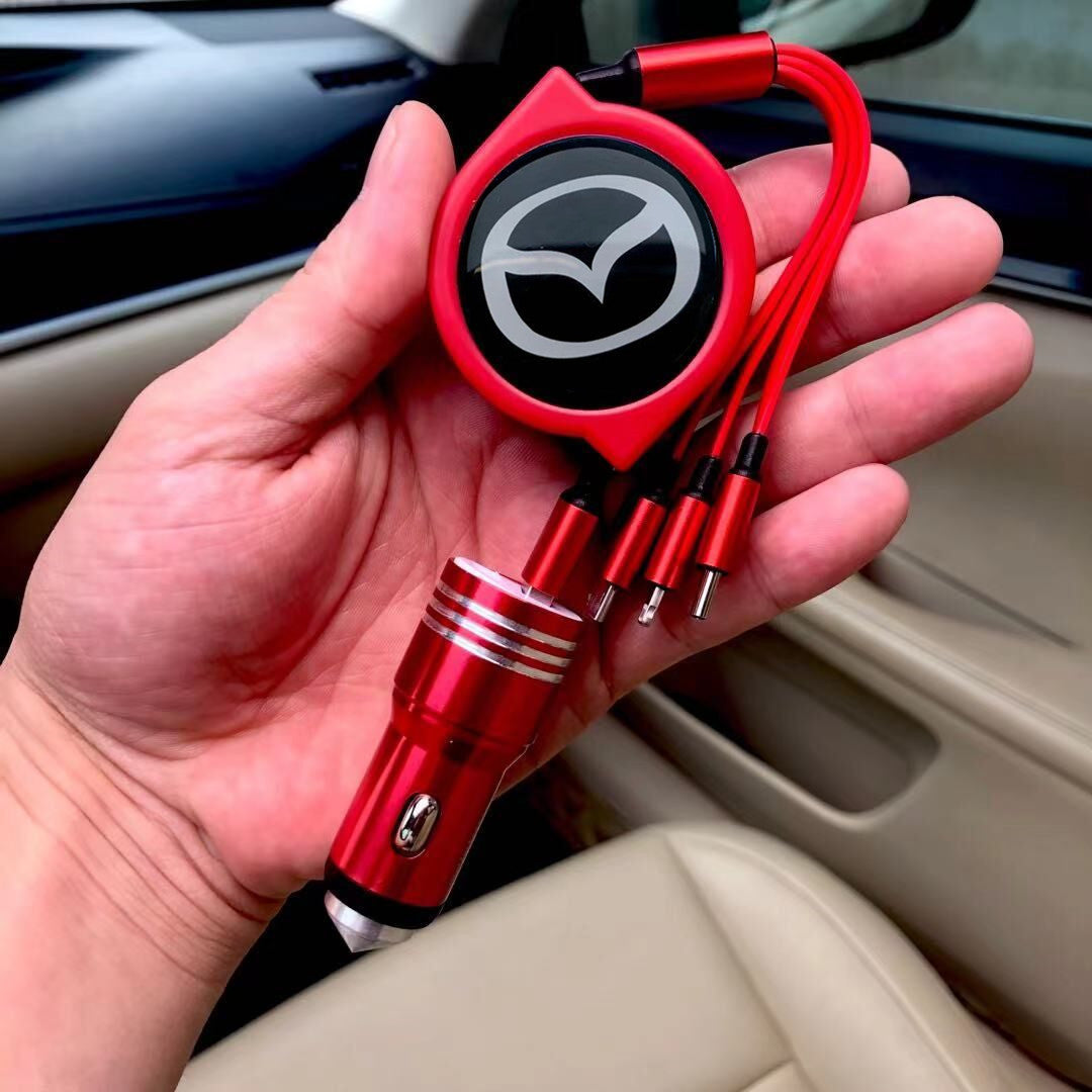 3 u 1 uvlačivi podatkovni kabel za automobil + besplatni punjač za automobil-HR